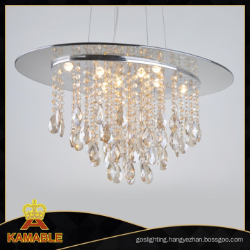 New Residential Chandelier Amber Crystal Light (9230-8B)